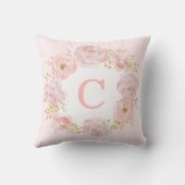 Blush Gold Royal Princess Crown Baby Birth Stände Kissen (Rückseite)