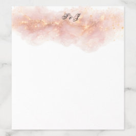 Blush Gold Sparkle Romantic Wedding Elegance