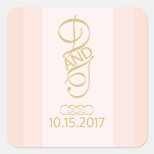 Blush Gold Stickers