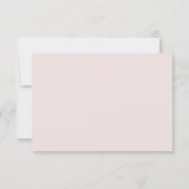 Blush & Gold-WhimsikskriptWedding RSVP II (Rückseite)