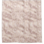 Blush Gold Zebra Print Duschvorhang (Vorderseite)