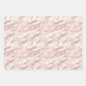 Blush Gold Zebra Print Geschenkpapier Set (Vorderseite 2)