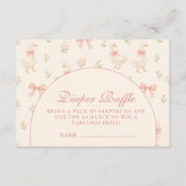 Blush Goose Storybook Diapper Raffle Begleitkarte (Vorderseite)