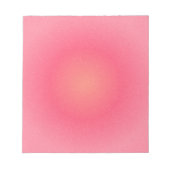 Blush Gradient Notepad Notizblock (Vorderseite)