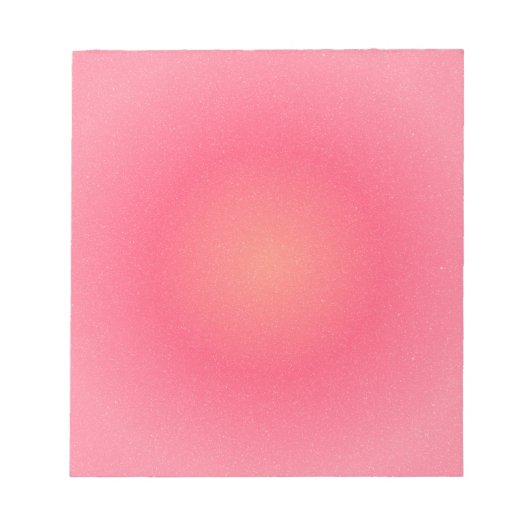 Blush Gradient Notepad Notizblock (Vorderseite)