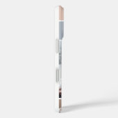 Blush & Grau FotoCollage & Monogram Case-Mate iPhone Hülle (Rückseite / Rechts)