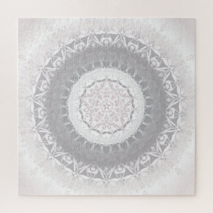 Blush Gray Mandala Puzzle