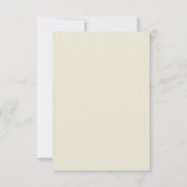 Blush Greenery Save The Date Karte (Rückseite)