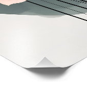 Blush Harmony Botanicals Fotodruck (Ecke)