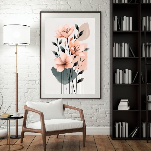 Blush Harmony II Fotodruck