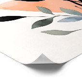 Blush Harmony - Moderne Blume VII Poster (Ecke)