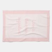 Blush Haven - weiß Geschirrtuch (Horizontal)