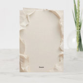 Blush Heirloom Heart Photo Frame Loving Karte (Rückseite)