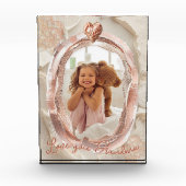 Blush Heirloom Heart Photo Frame Loving Keepsake Fotoblock (Vorderseite)