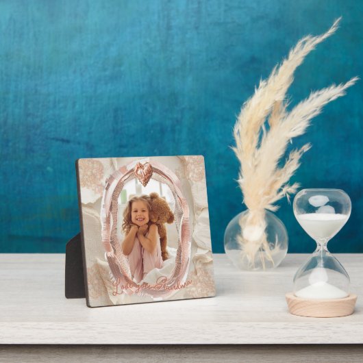 Blush Heirloom Heart Photo Frame Loving Keepsake Fotoplatte (InSitu)