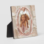 Blush Heirloom Heart Photo Frame Loving Keepsake Fotoplatte (Vorderseite)