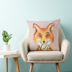 Blush Hello Fox Kissen