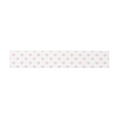 Blush-Herz-Muster Einladungsbanderole (Flach)