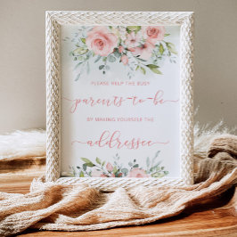 Blush hilft den beschäftigten Eltern, einen Umschl Poster