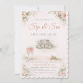 Blush Home Gathering Invitation Einladung (Vorderseite)