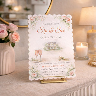 Blush Home Gathering Invitation Einladung