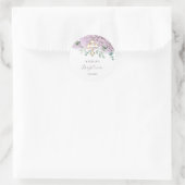 Blush Hydrangea Baptism Sticker (Tasche)
