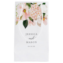 Blush Hydrangea Hotel Wedding Gift Bag Kleine Geschenktüte