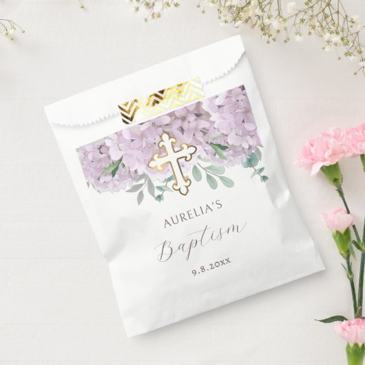 Blush Hydrangea Taufe Geschenktütchen (Versiegelt)