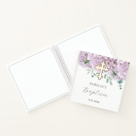 Blush Hydrangea Taufkirche Notizblock