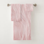 Blush-Imitate Hochland-Kuh-Fur #1 (Imitate-Fur) #a Badhandtuch Set (Insitu)