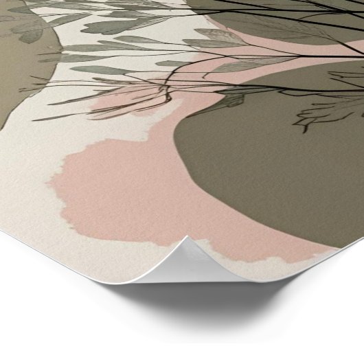 Blush & Ink Poster (Ecke)