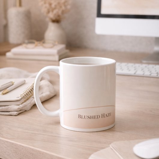 Blush Ivory Arc Glow Classic Mug, 11 oz Kaffeetasse