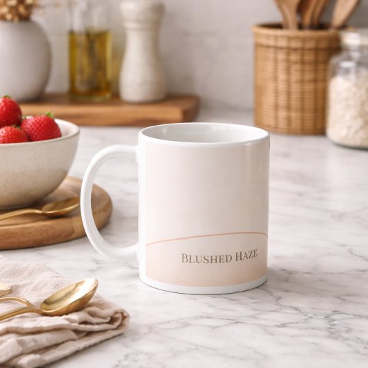 Blush Ivory Arc Glow Classic Mug, 11 oz Kaffeetasse