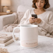 Blush Ivory Arc Glow Classic Mug, 11 oz Kaffeetasse