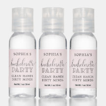 Blush Junggeselinnen-Abschied Dirty Mind Hand Sani