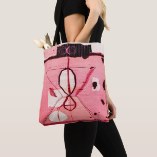 Blush Kilim: Rosa marokkanische Kunst Tasche