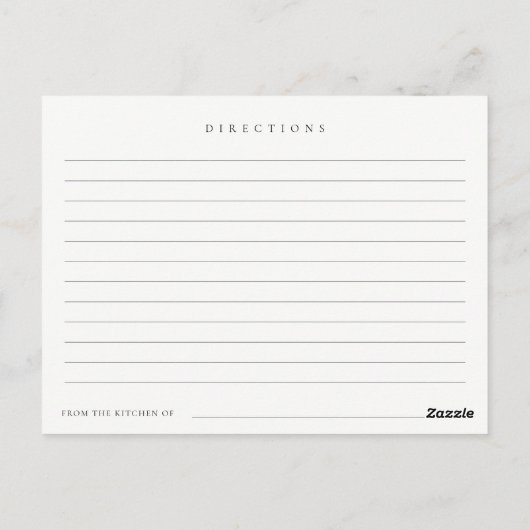 Blush Koch Hat Blumenrezeptur Anfrage Brautparty Postkarte (Rückseite)