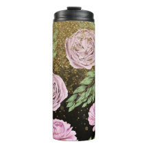 *~* Blush Lavendel PEONY Gold Glitzer Floral