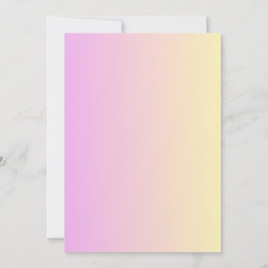 Blush & Lavender Bridal Shower Invitation | Cherry Ankündigung (Rückseite)