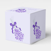 Blush Lavender Design Wedding Geschenkschachtel (Vorderseite)