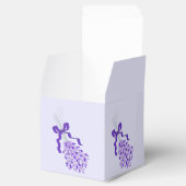 Blush Lavender Design Wedding Geschenkschachtel (Geöffnet)