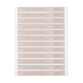 Blush Leaf Motif Erntedank Rücksendeadresse (Bogen)