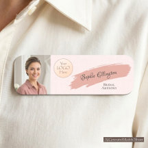 Blush Leinen Luxus Foto Logo Schönheitssalon