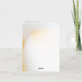 Blush & Lilac Bloral, Gold Cross Taufen Einladung (Rückseite)