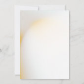 Blush & Lilac Bloral, Gold Cross Taufen Einladung (Rückseite)