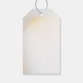 Blush & Lilac Floral ,Gold Cross Taufe Geschenk Ta Geschenkanhänger (Rückseite)