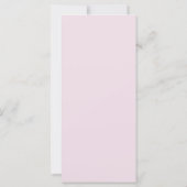 Blush Lilac Lila Floral Wasserfarbene Tulissen (Rückseite)