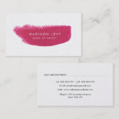 Blush Lipstick für Artist Cards Terminkarte (Vorne/Hinten)