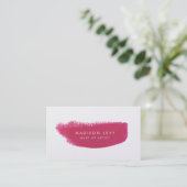 Blush Lipstick für Artist Cards Terminkarte (Stehend Vorderseite)