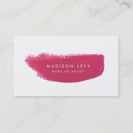 Blush Lipstick für Artist Cards Terminkarte (Vorderseite)